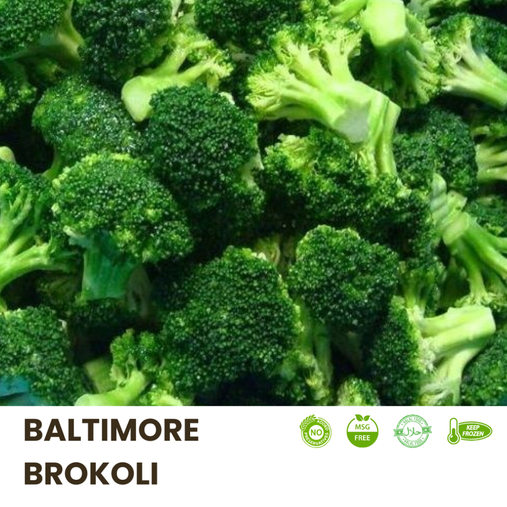 

Brokoli frozen 1kg supply resto, kafe, hotel