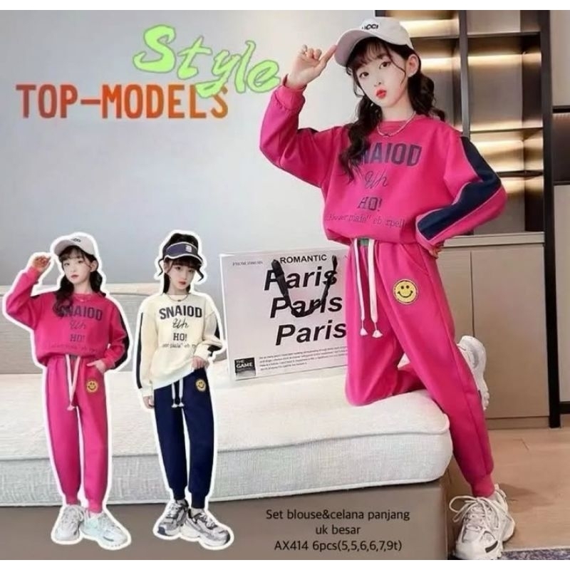 AX414 Set sweater dan training
