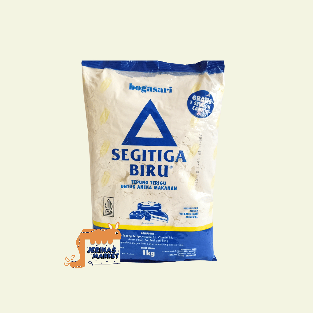 

Segitiga Biru Tepung Terigu 1kg (kemasan Pabrik)
