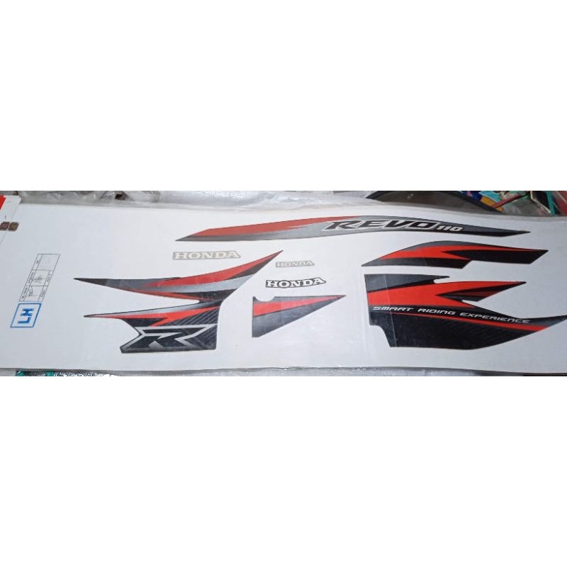 871x0 K03 n10 zal original AHM Astra Honda motor stripe type black L striping stiker box cover body 
