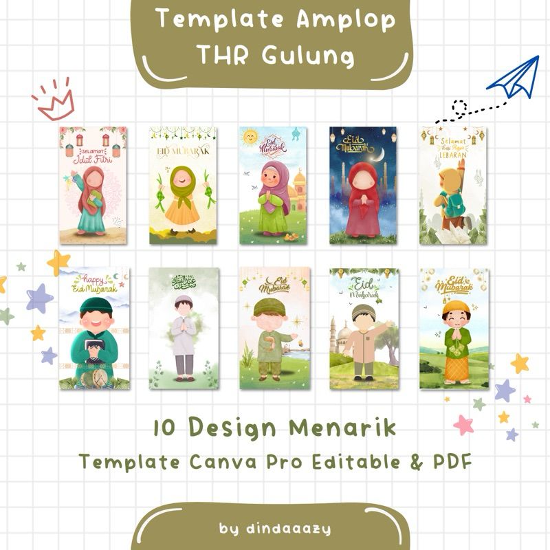 

Template Amplop THR Gulung
