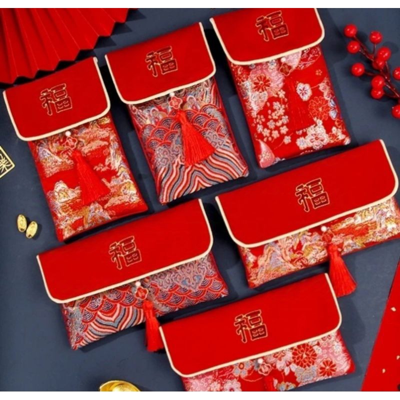 

Angpau Kain Imlek Premium | Angpau Dompet Imlek Premium