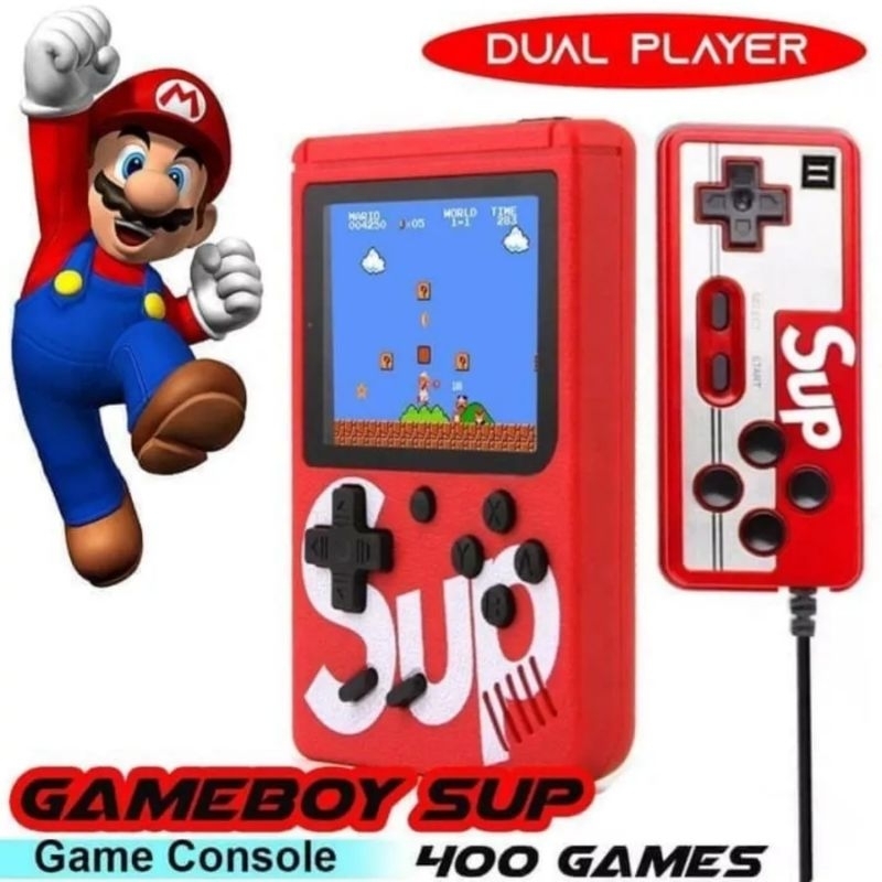 GAMEBOY RETRO Mini Game FC Sup 400 Games in 1 Game Boy Single dan Double player plus stik tinggal pi