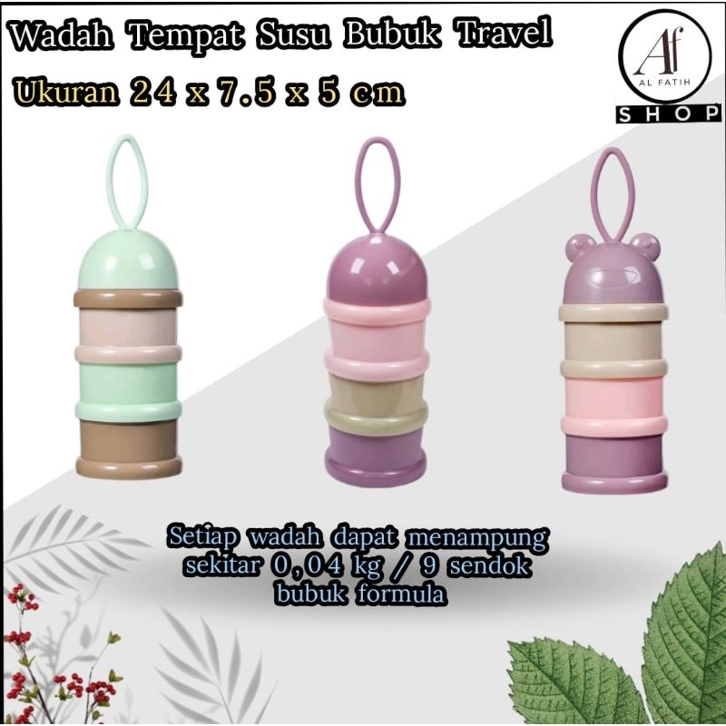 Wadah Tempat Susu Bubuk Bayi Kotak Susu Travelling