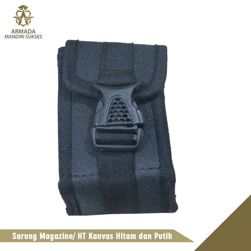 Sarung Magazine / HT Kanvas Hitam | Putih | Besar