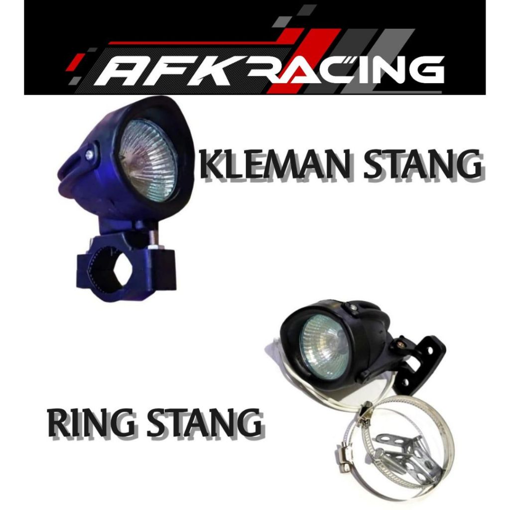 LAMPU TEMBAK SOROT KABUT MODEL KODOK TRAIL yamaha motor universal import super terang foglamp kabut 