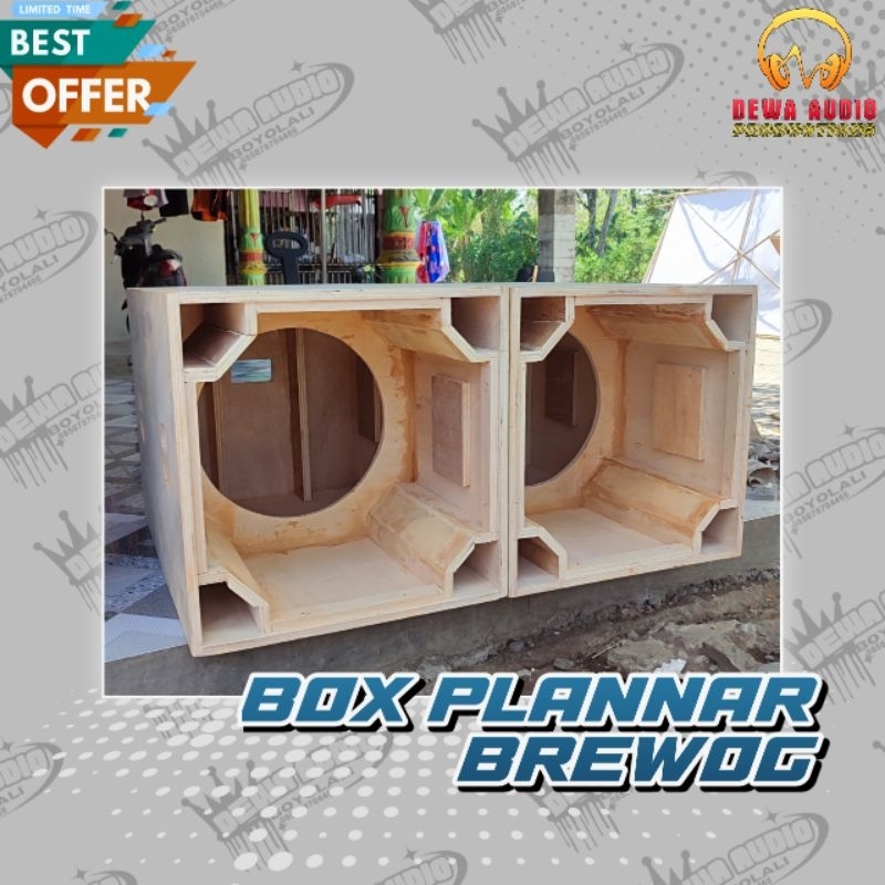 Box Speaker Plannar 12 Inch Single