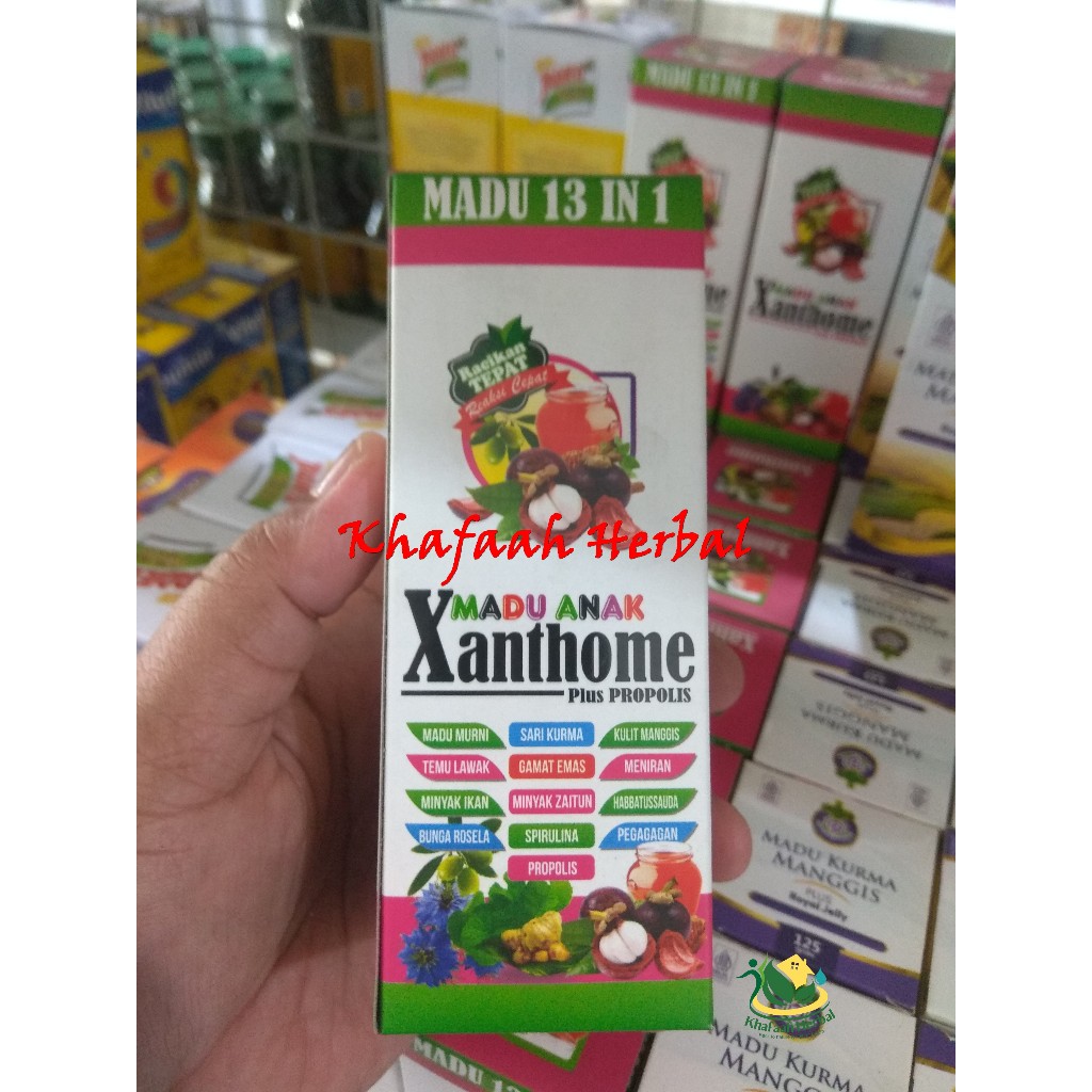 

Madu Anak Xanthone 13 in 1 - Madu Lengkap Komposisi