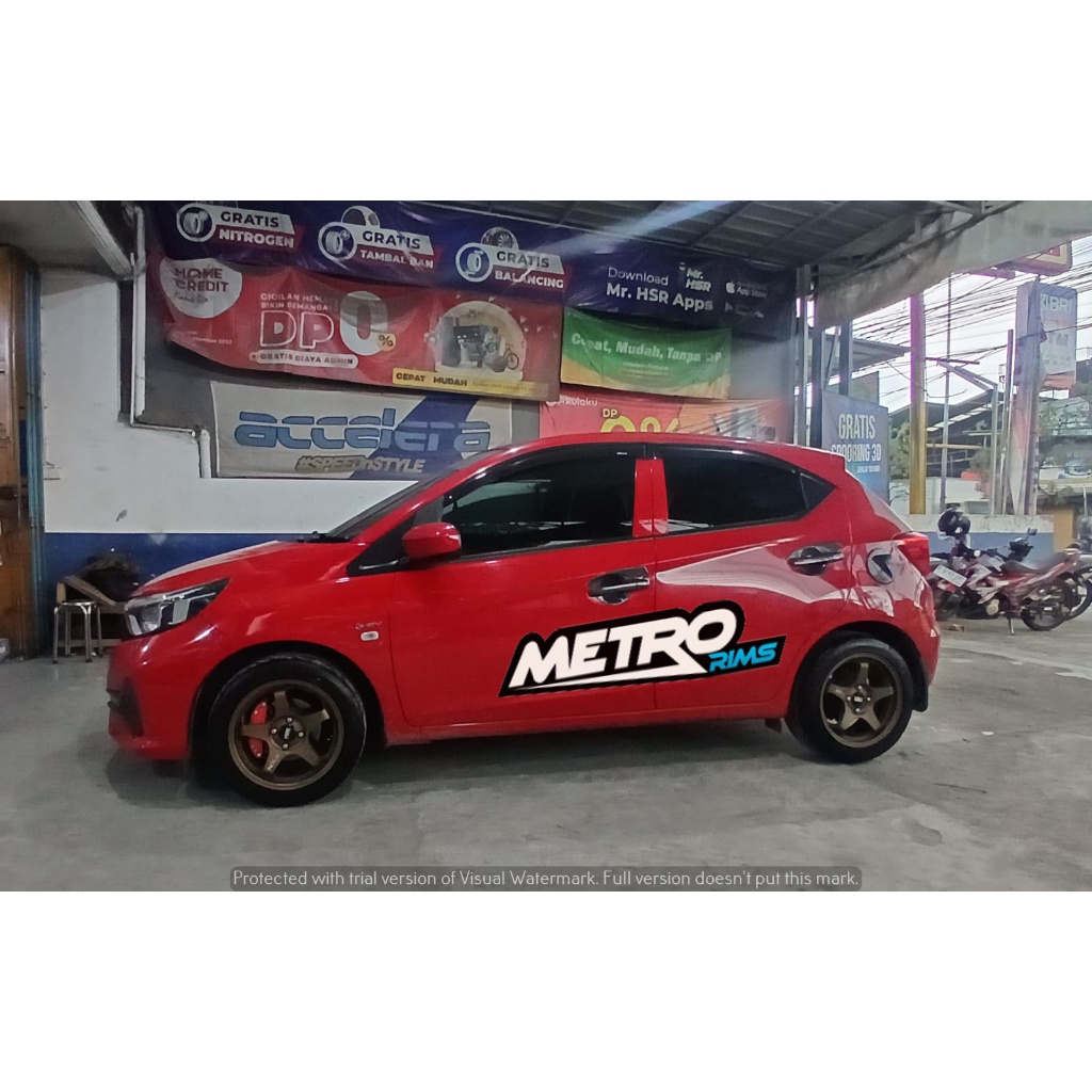 PAKET VELG PLUS BAN UNTUK MOBIL BRIO DLL USE VELG HSR KAILOLO R15 PLUS BAN 205 50 R15 ACCELERA 651