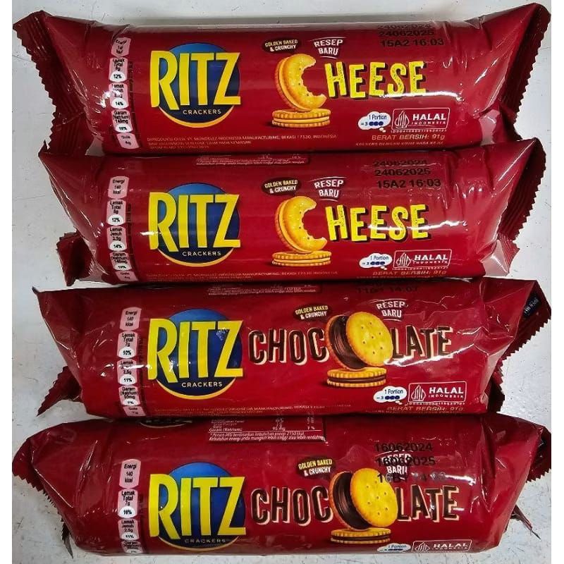 

Ritz craker golden backed & crunchy 91 g roll