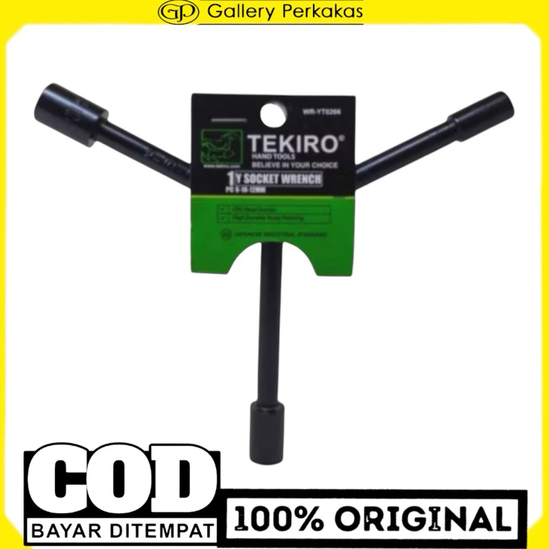 KUNCI SOCK Y PENDEK 10-12-14 MM TEKIRO - KUNCI Y JAPAN STANDART