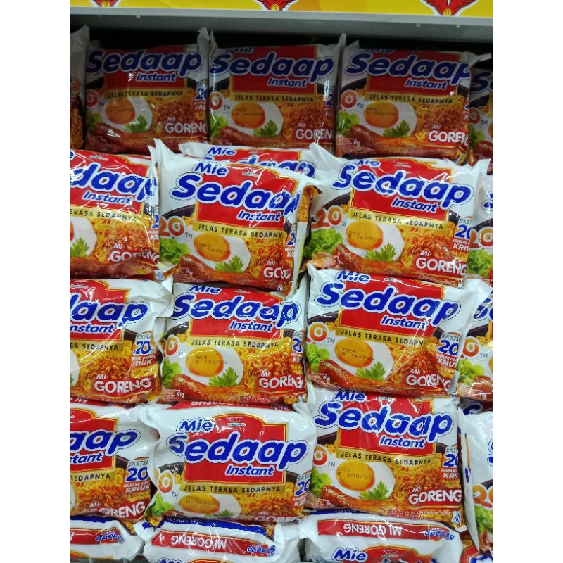 

Mie Sedaap mi Instant Sedap GORENG 1pc