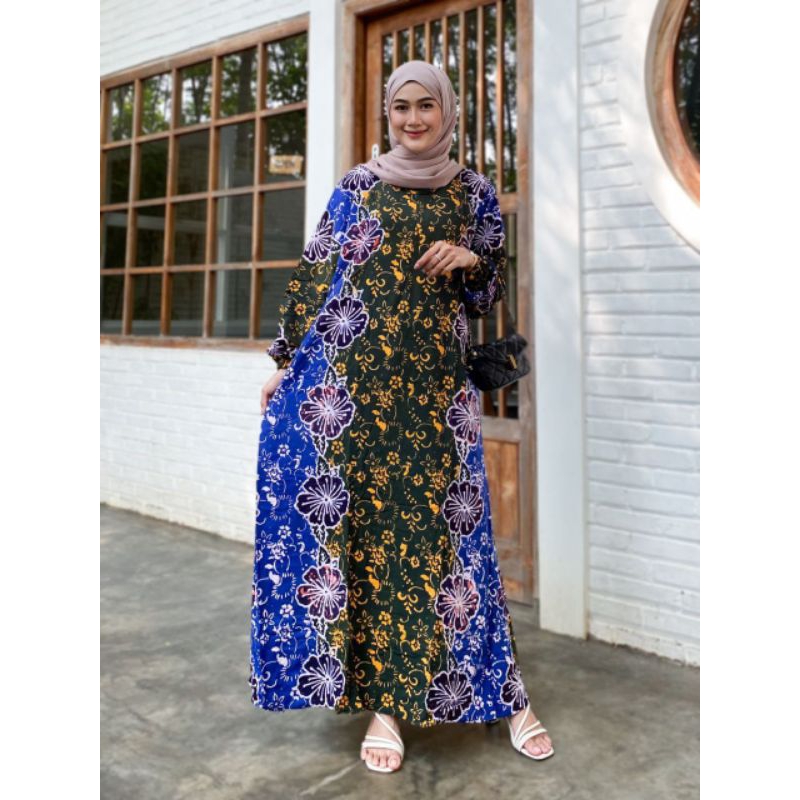 GAMIS BATIK JUMBO |GAMIS BATIK JUMBO BARPIN PEKALONGAN PREMIUM BAGUS