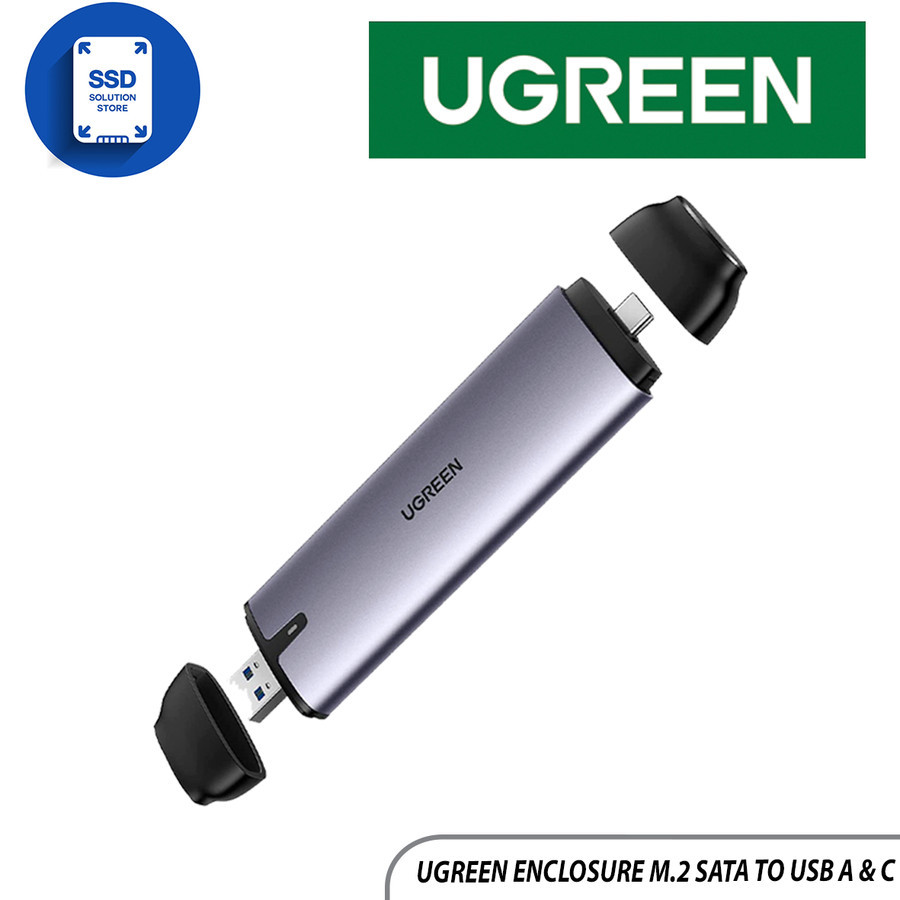 UGREEN Casing SSD M.2 Enclosure SATA Slim Speed 5Gbps 70533