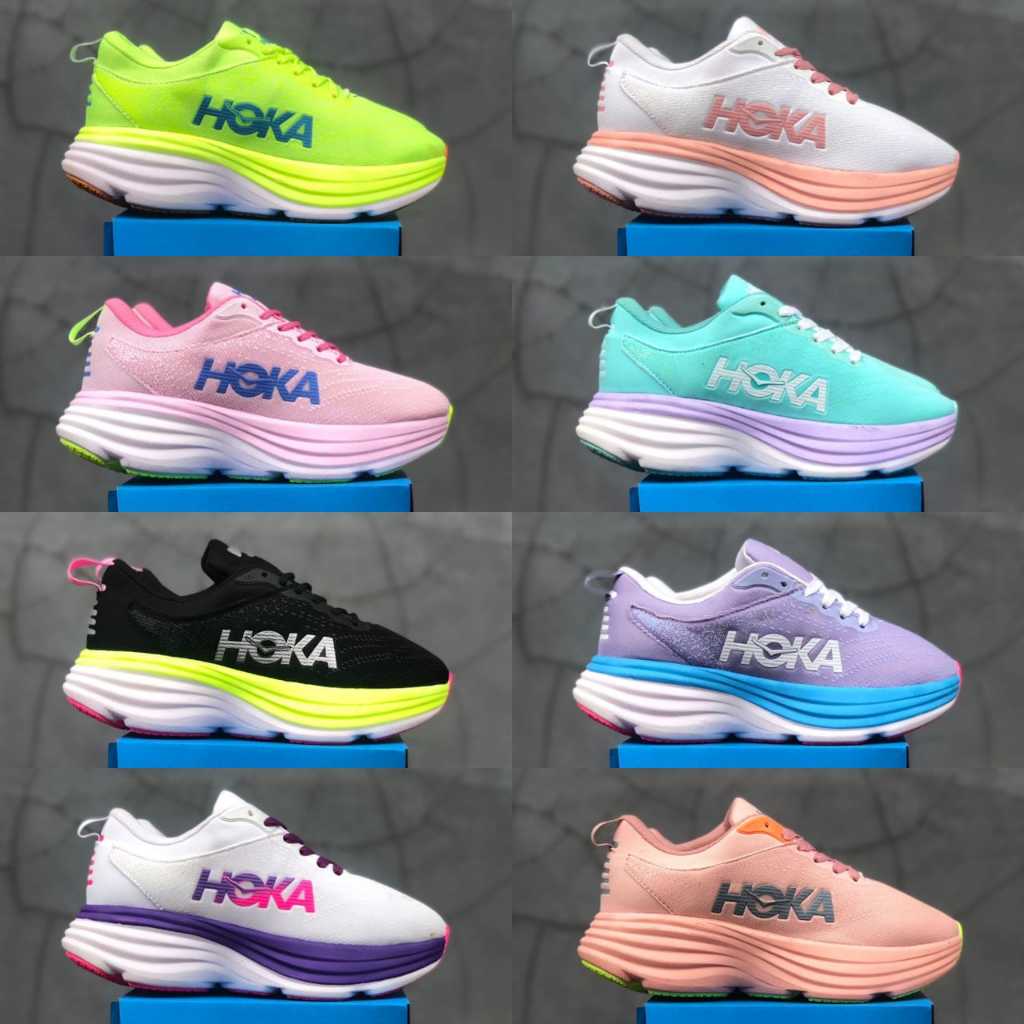 SEPATU OLAHRAGA HOKA BONDI 8/SEPATU OLAHRAGA CEWEK