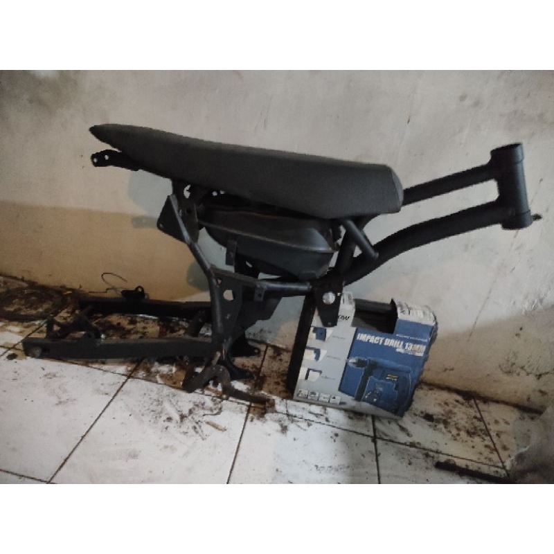 rangka trail bebek gtx mesin vega/jupiter