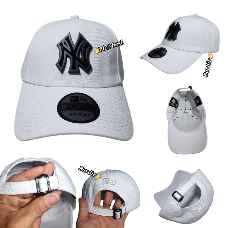 Topi unisex topi Pria NY impor Premium high quality logo Plat besi best seller 100%