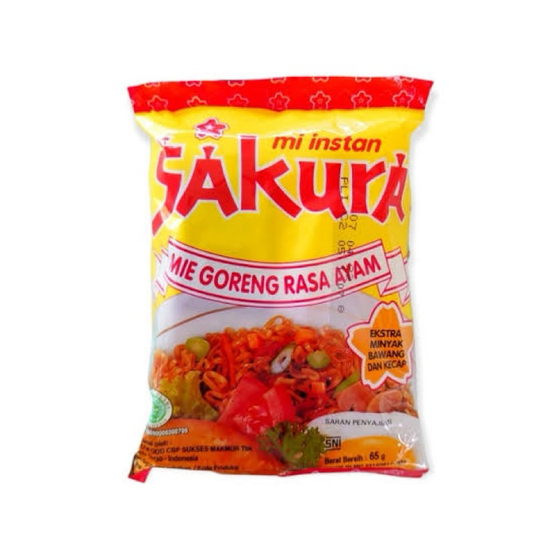 

Mie sakura goreng 1 bal isi 40pcs