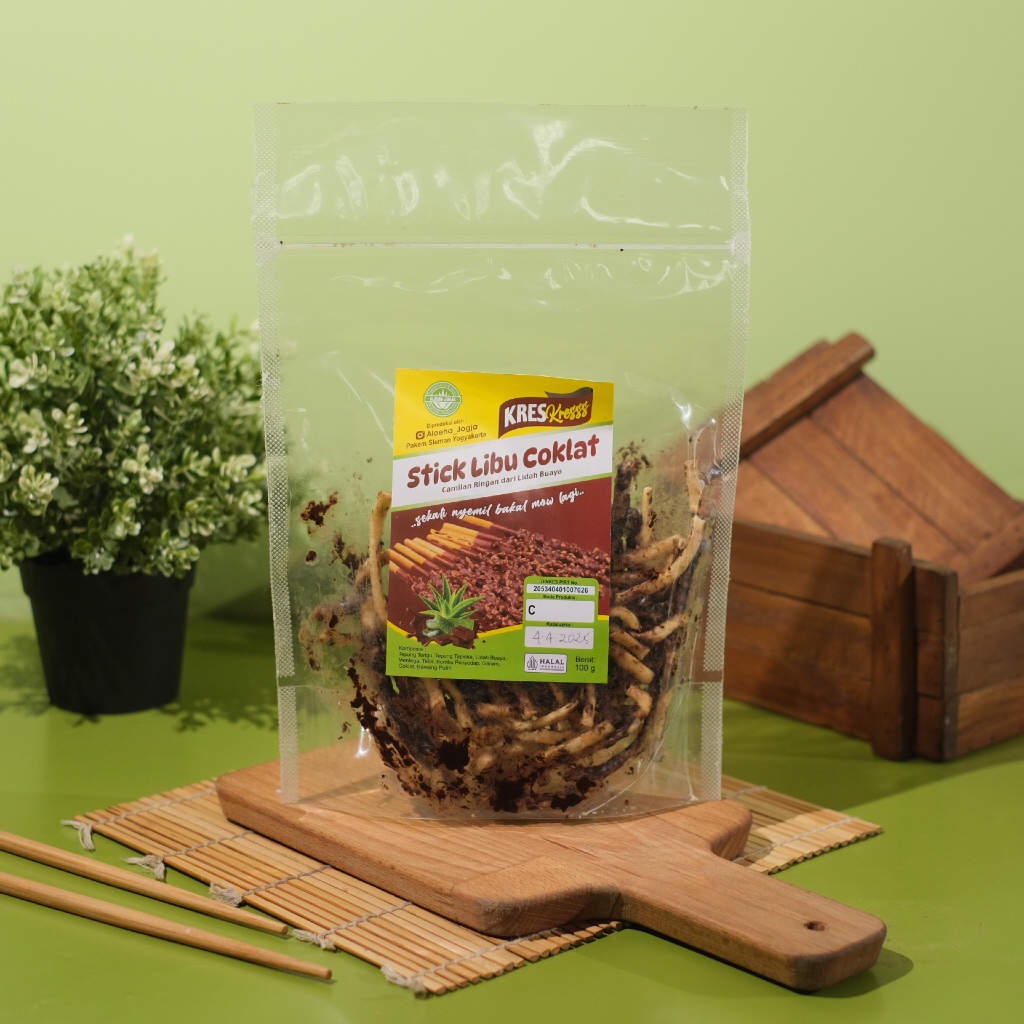 

Stick Libu (Lidah Buaya) KresKress Coklat - SNACK SEHAT HEALTHY FOOD ASLI JOGJA
