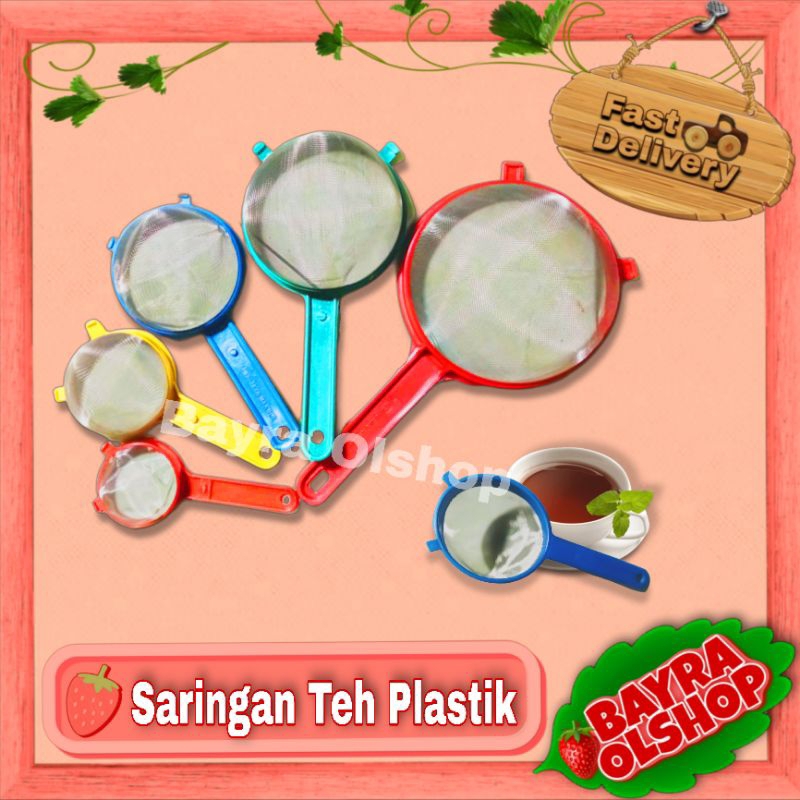 SARINGAN TEH PLASTIK / Saringan Stainless / Saringan Santan