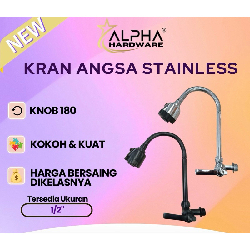 Kran Angsa Stainless