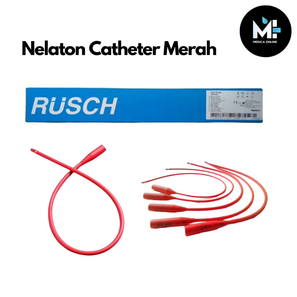 Kateter merah Rusch/Catheter Rusch Steril atau nonsteril