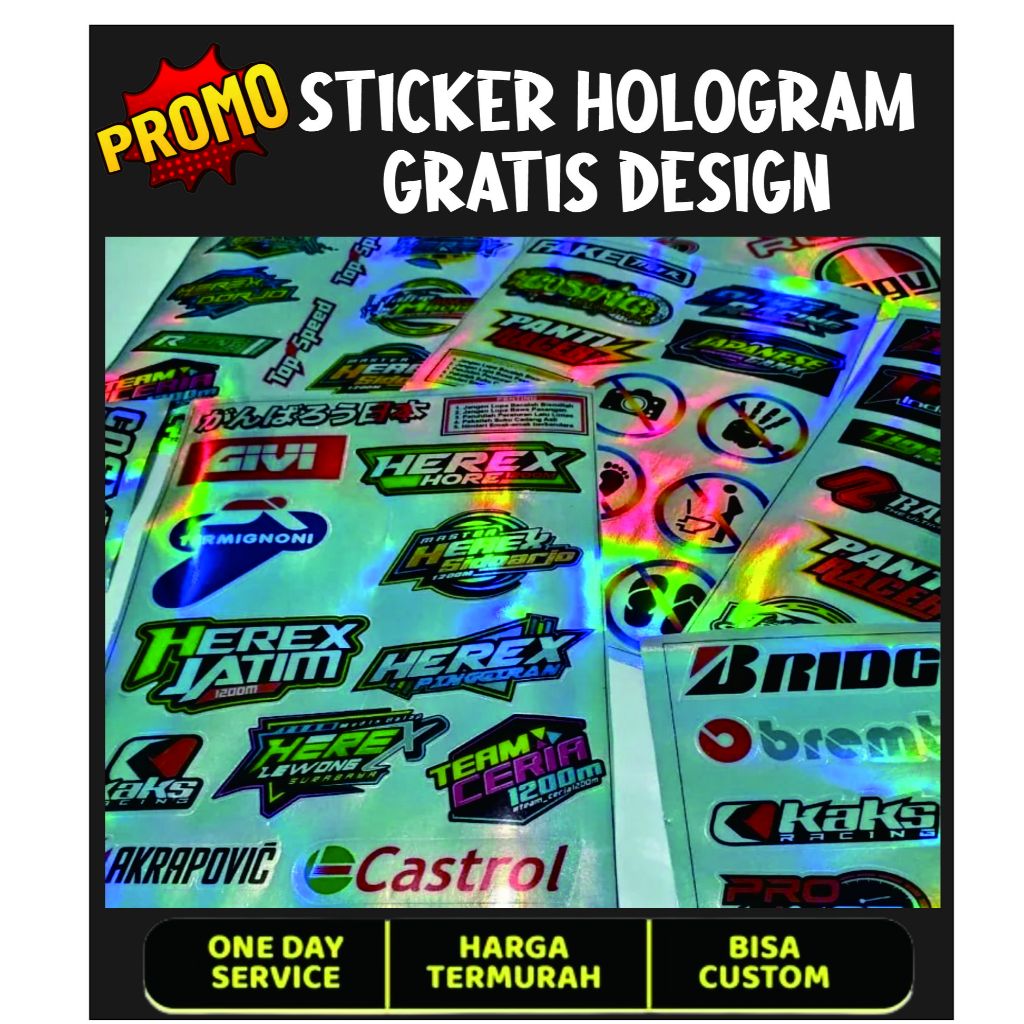 

STIKER HOLOGRAM CUSTOM CUTTING PRINTING MURAH / STICKER RAINBOW / STIKER PELANGI / STICKER CUTTING /