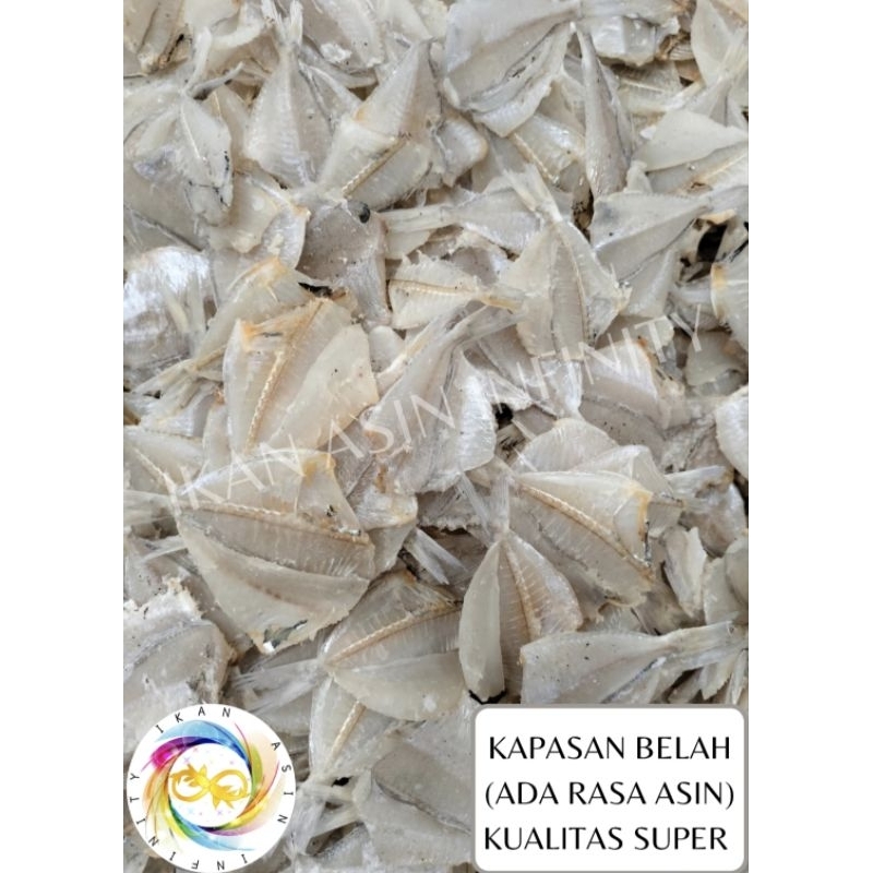 

Ikan Asin Kapasan Belah (Ada Rasa Asin) Kualitas Super (1000 Gram / 1 Kg)