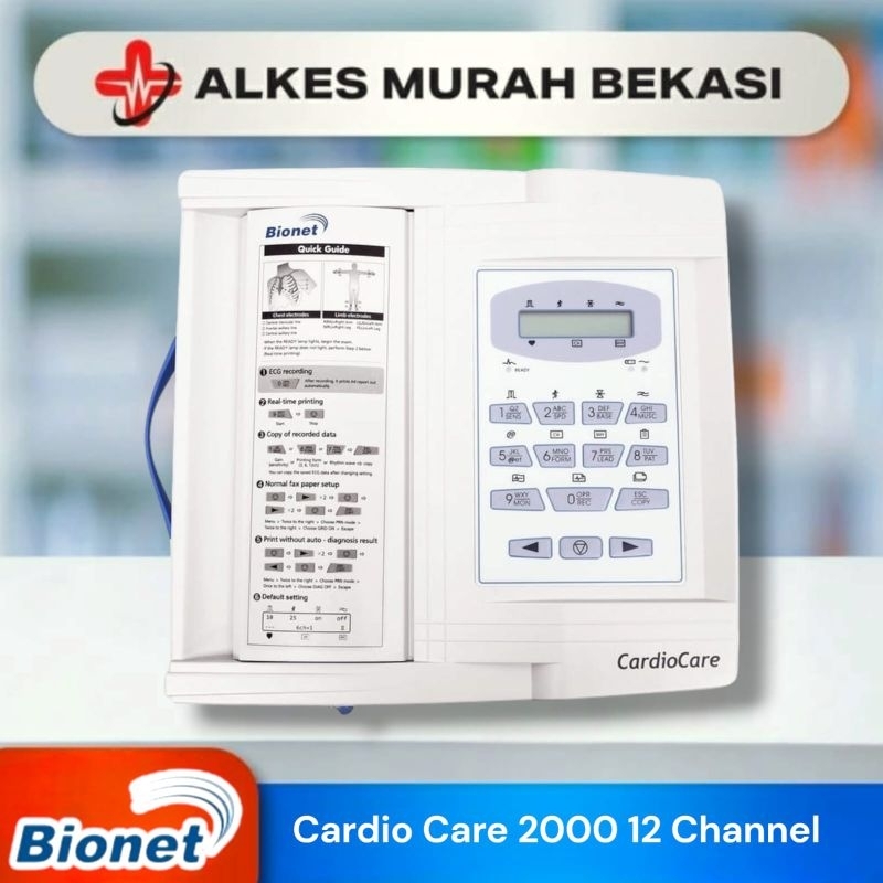BIONET Cardio Care 2000 Alat EKG 12 Channel