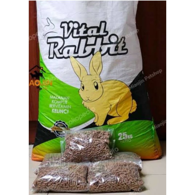 VITAL RABBIT PAKAN PUR PELLET KELINCI MAKANAN KELINCI