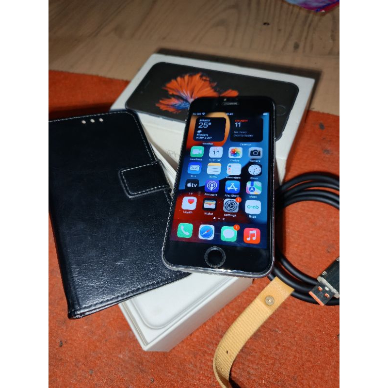 Iphone 6S 128GB Original Kamera silent Imei sesuai Box, No minus grey