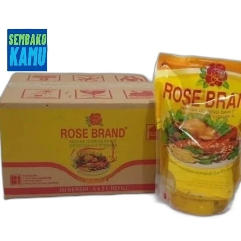 

Minyak Goreng Rose Brand 2 Liter - 1 Dus Isi 6 pcs