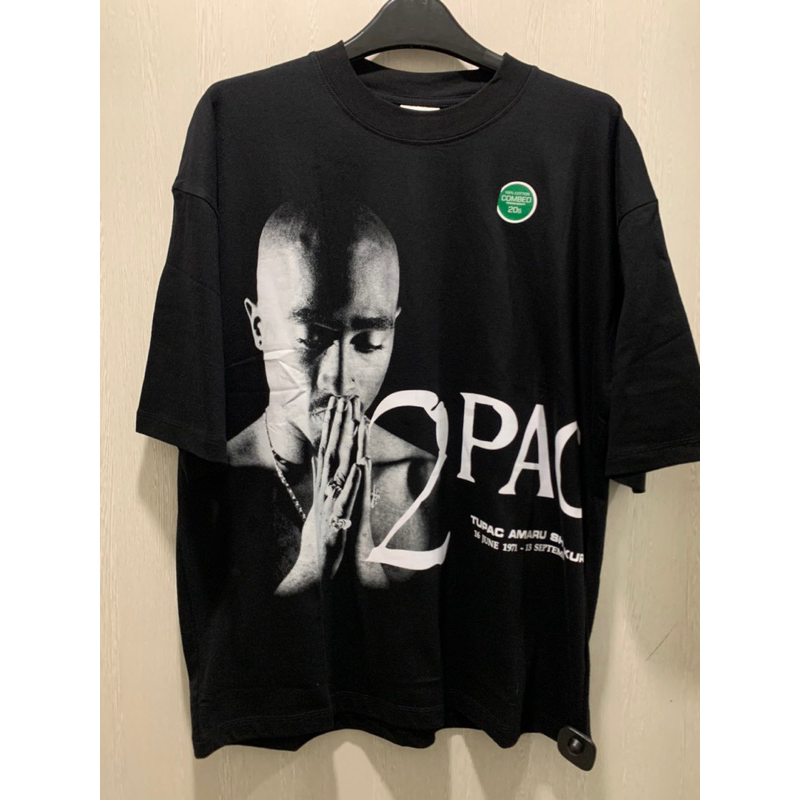 pull&bear t-shirt oversized 2pac
