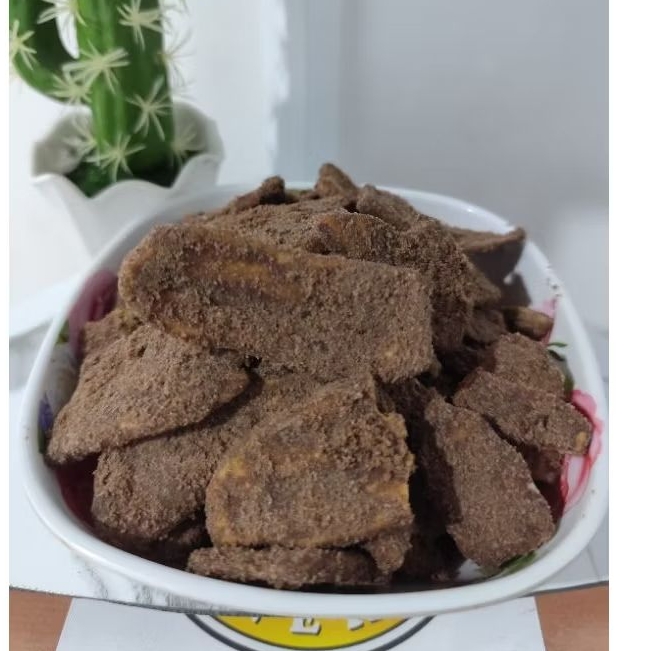 

TERLARIS Keripik pisang kepok cokelat 250G cemilan oleh oleh khas lampung