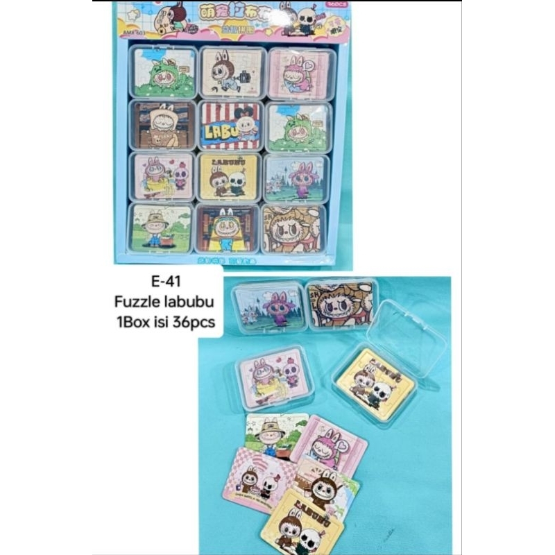 Puzzle Mini Labubu 1Pack 36kotak || Cute Puzzle Labubu
