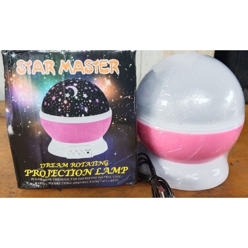 LAMPU TIDUR PROYEKTOR LED BULAN BINTANG