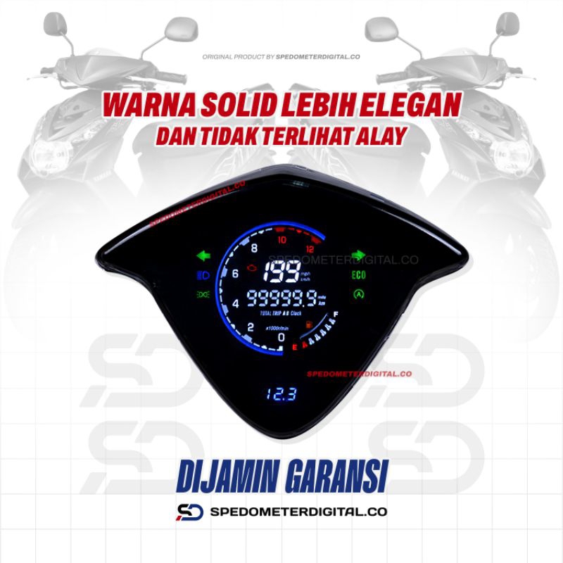 SPEDOMETER DIGITAL  MIO SOUL KARBU