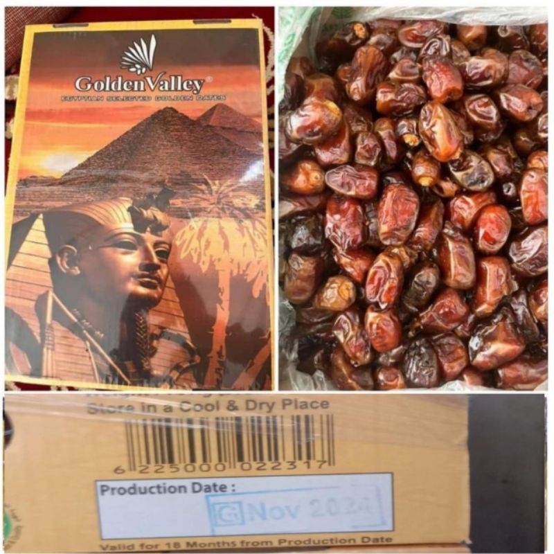 

Kurma Golden Valley 10kg kemasan dus fresh produk