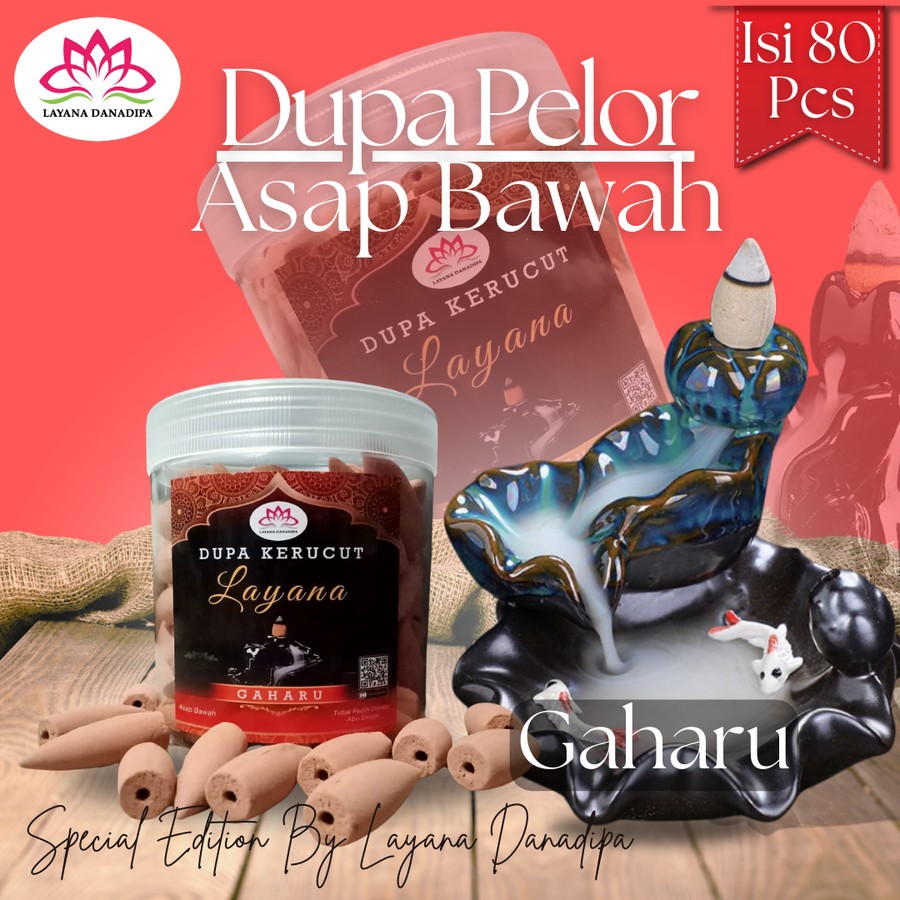 Dupa Kerucut Pelor Asap Bawah 210 Gram Aroma Gaharu