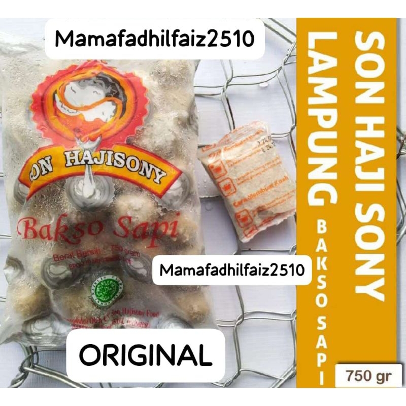 

TERBARU ORIGINAL (100%) Bakso Sapi Son Haji Sony + Bumbu Asli