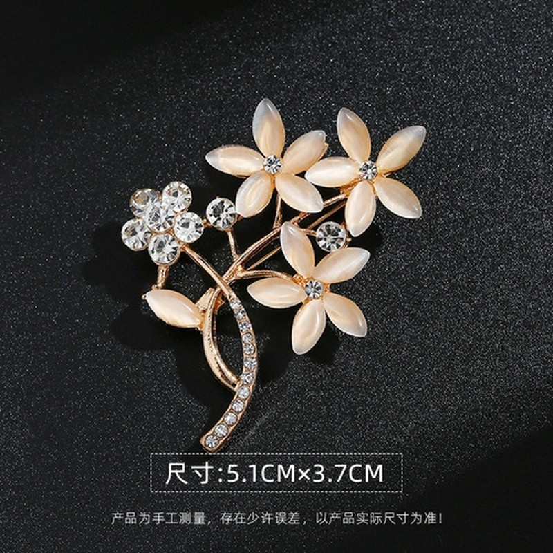 Bros Brooch Jilbab Korean Style Stone Hijab Muslim