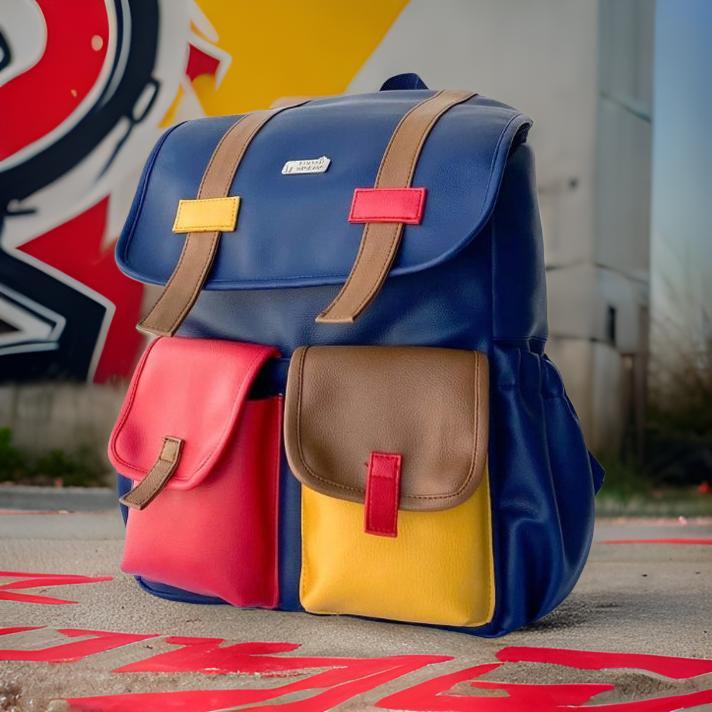 Rumah Warna Tas Ransel Tas Laptop 12 inci Size 29 x 11.5 x 38 cm Elleen