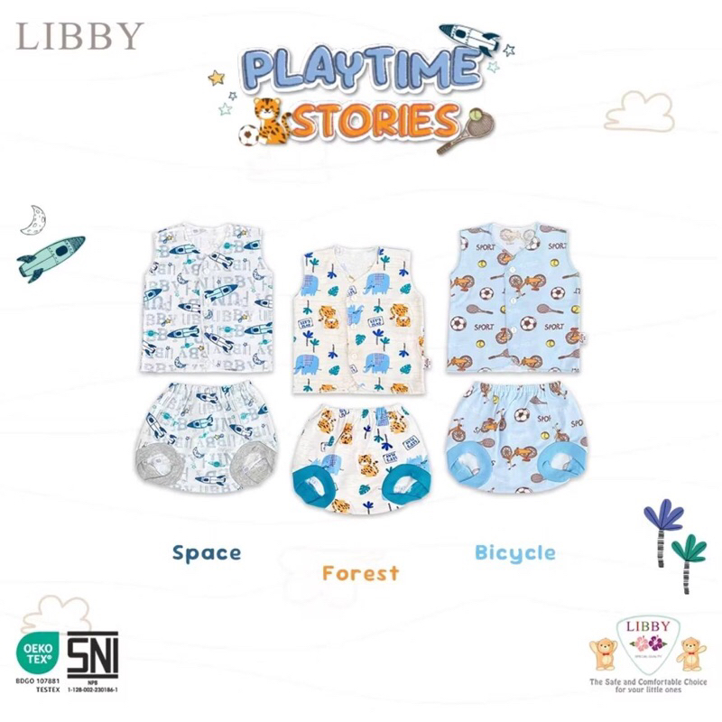 Libby Btg Pop NB / Baju Baby / Baju Newborn / Baju premium Baby
