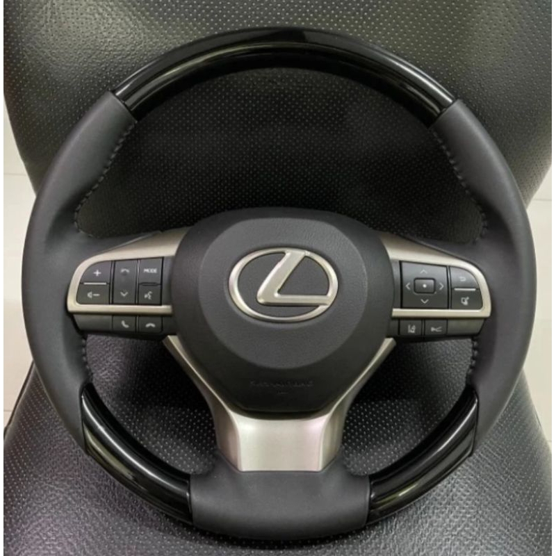 stir setir mobil Toyota Lexus LM 350 black wood
