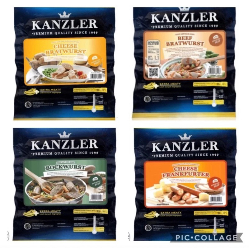 

kanzler sosis 360gr | Bockwurst | cheese frankfurter | bratwurst