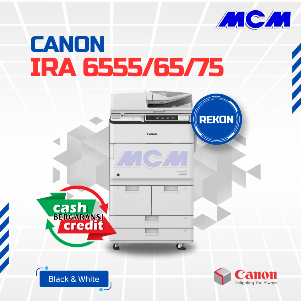 Canon iRA 6575 6565 6555 Mesin Fotocopy Rekondisi 110V