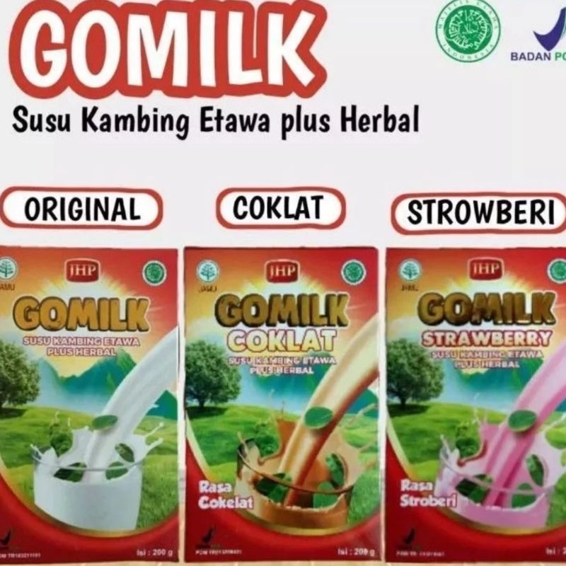 

Gomilk Susu Kambing Etawa Plus Herbal Asli 100%