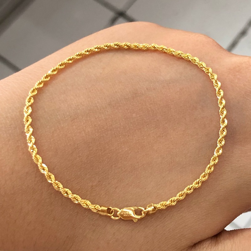 EV3/MA12- GELANG TANGAN KOREA/TAMBANG UBS1.07GR KADAR 420 PANJANG 17/18CM