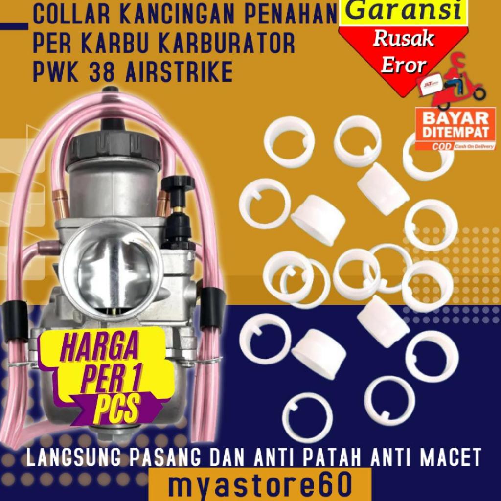 Kancingan Kancing Jarum Karburator Karbu Carburator PWK AirStrike Collar Colar Penahan Jarum Skep Se