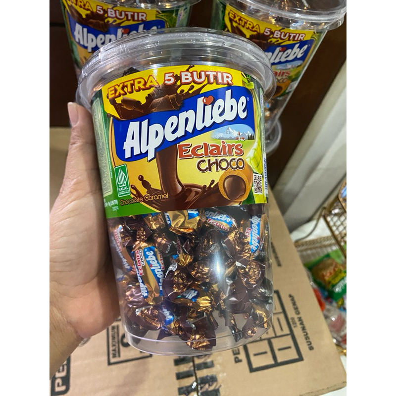 

Alpenliebe Extra 5 Butir Eclairs Choco